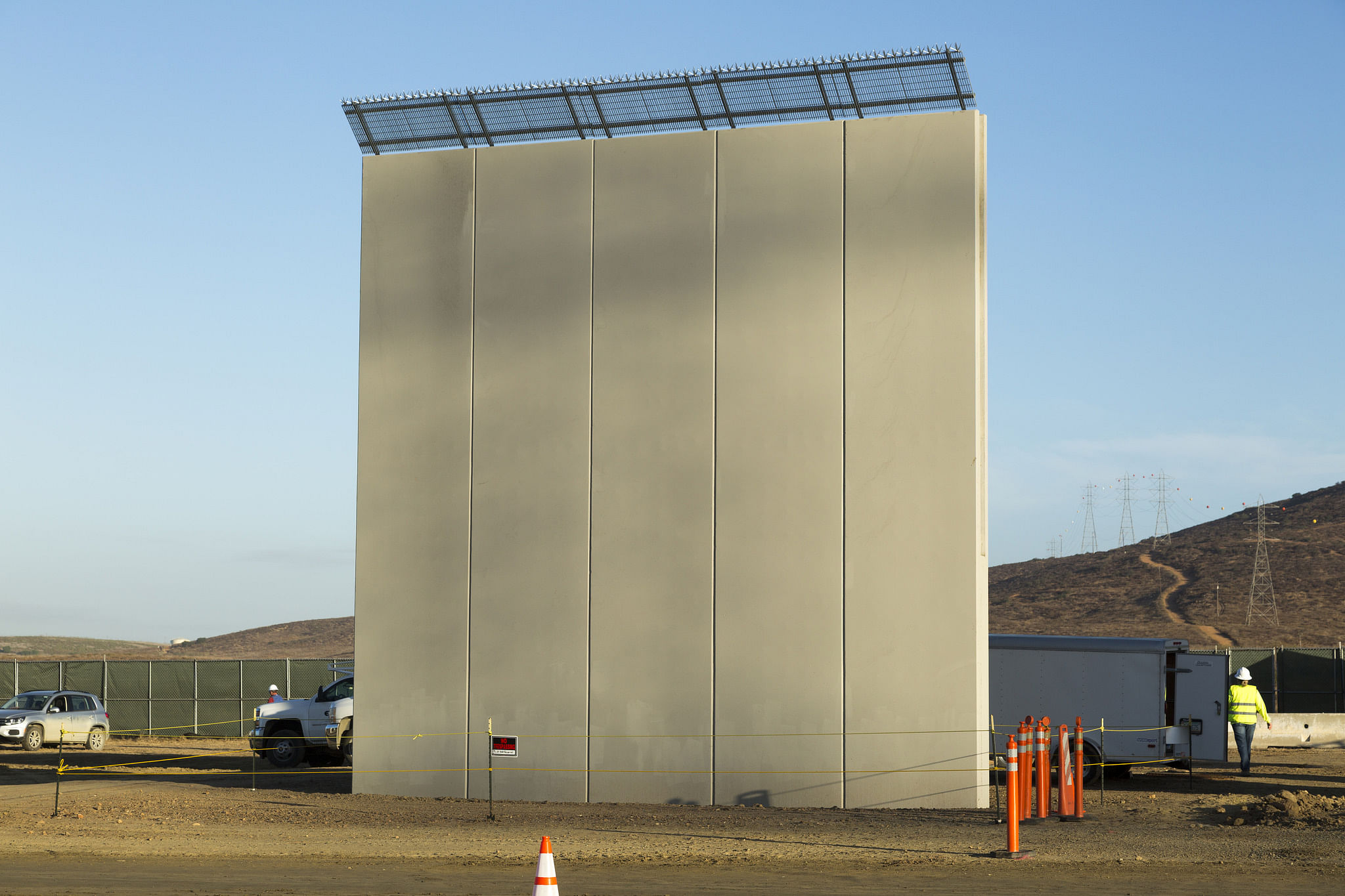 Trump Border Wall Prototypes Completed, Prepare For Sledgehammer ...