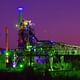 Landschaftspark Duisburg Nord by night, Germany