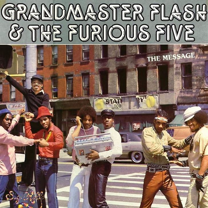 Album cover of 'The Message' by Grandmaster Flash and the Furious Five