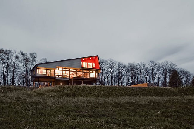 Montagnaro House in Ghent, NY by Mapos LLC