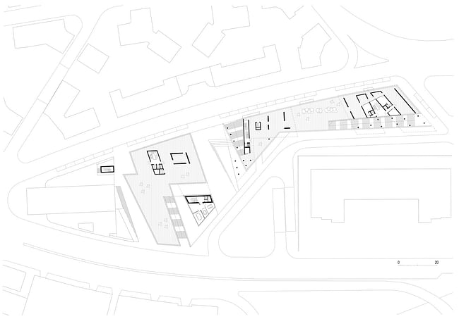 Floor plan. Drawing by Labics.