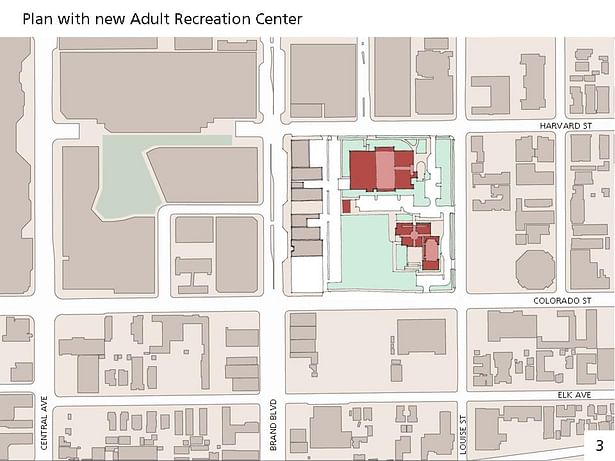 Existing Plan with new Adult Recreation Center