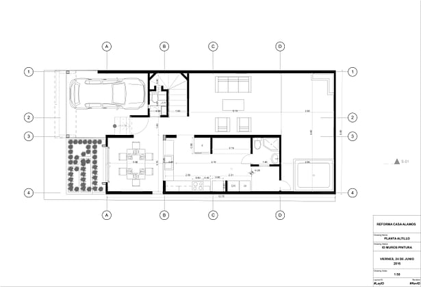 Floor plan - reforma casa alamos - july 2016