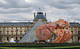 The Louvre was the first Hermit Crab museum. Photo-collage by the author. Image by Nicholas Korody