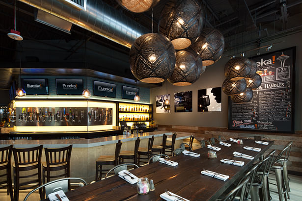 authentic | brand centric restaurant design. vibrant interior finishes with modern industrial styling.