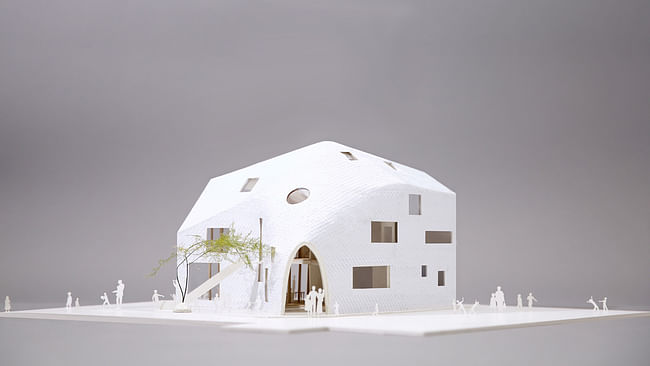 Clover House, model. Image courtesy of MAD.