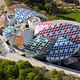 Daniel Buren, “Observatory of Light”, work in situ, Fondation Louis Vuitton, Paris, 2016. Detail. © DB-ADAGP Paris / Philippe Guignard / Air Images / Fondation Louis Vuitton