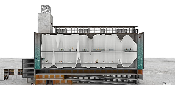 Longitudinal Section-Perspective 