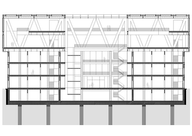 building construction cross section