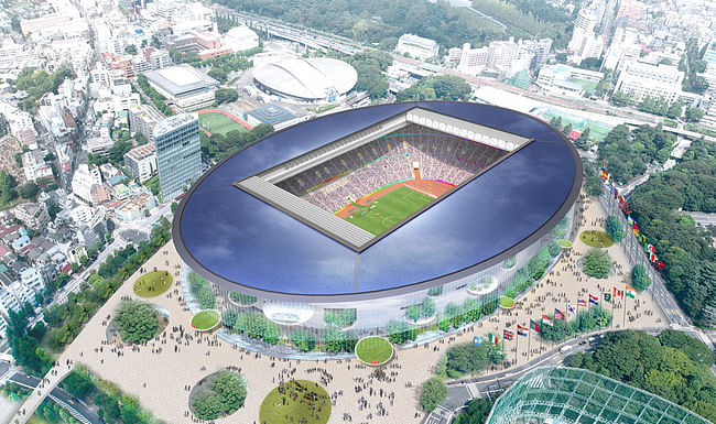 Toyo Ito & Associates, Architects (Image: Japan Sport Council) 