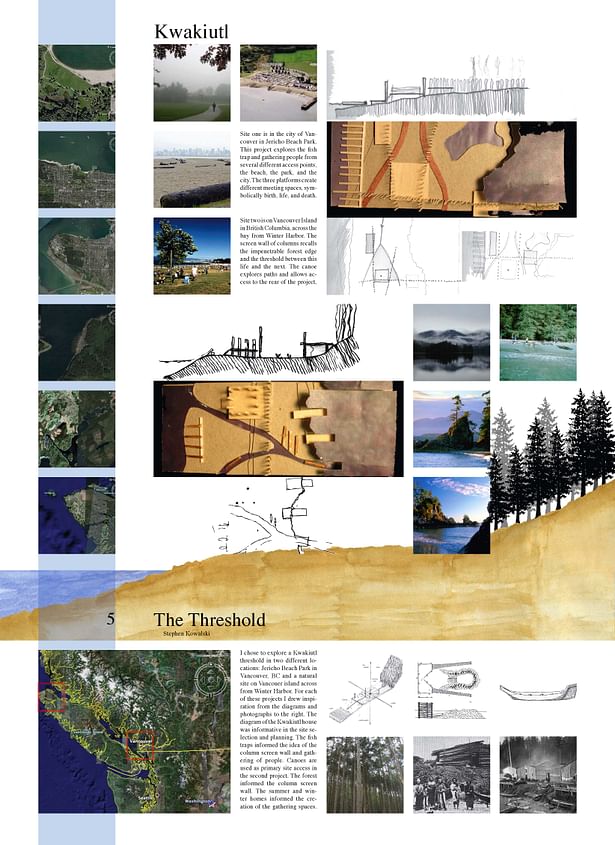 A study of siting and the concepts of threshold and connection