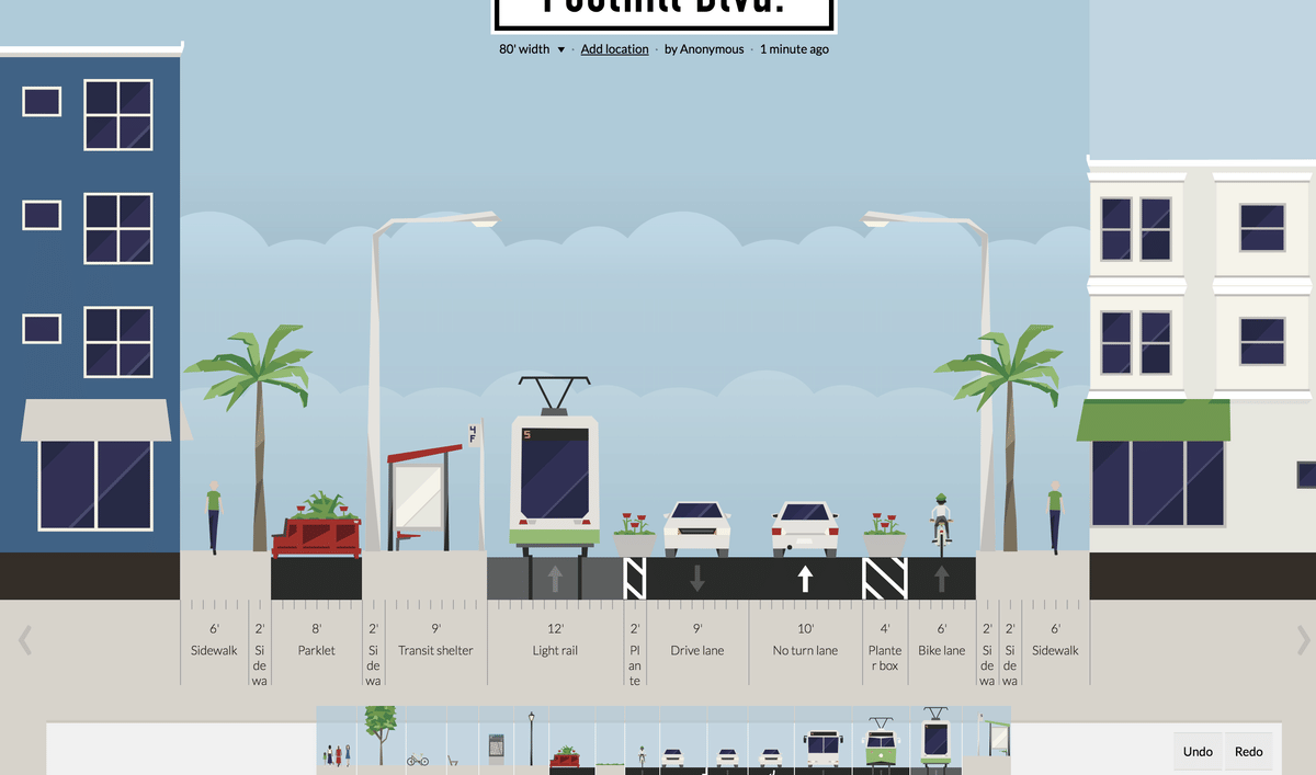 This online street designing tool, Streetmix, lets you play urban ...