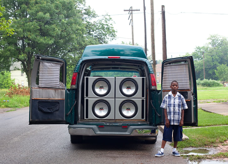 'Ray Shawn and his uncle’s van,' (2011) by Corine Vermeulen, part of the 'My Detroit Postcard Project' for 'the Architectural Imagination.'