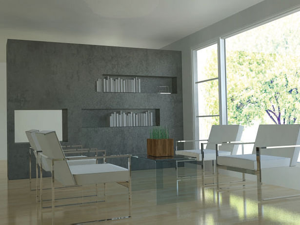 Living Room (3Dmax rendering)