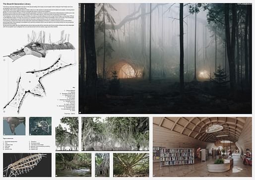 Third Place - The Seventh Generation Library by Roberta Vasnic and Ian Sanders (United Kingdom)