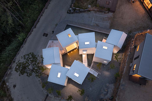 One of the 2020 International Architecture Award winners: Floating Cubes in Cheongwon-Gun, South Korea by Younghan Chung Architects. Photo: Yoon Joonhwan. Find the call for the 2021 edition below.