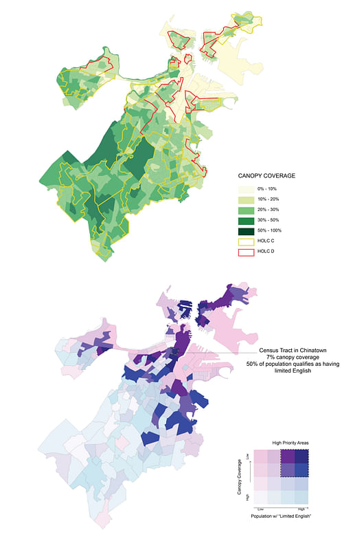 Boston Urban Forest Plan by Stoss Landscape Urbanism, 2021. Image: courtesy of Harvard GSD 