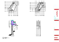 Auto CAD Blue Print of Bank