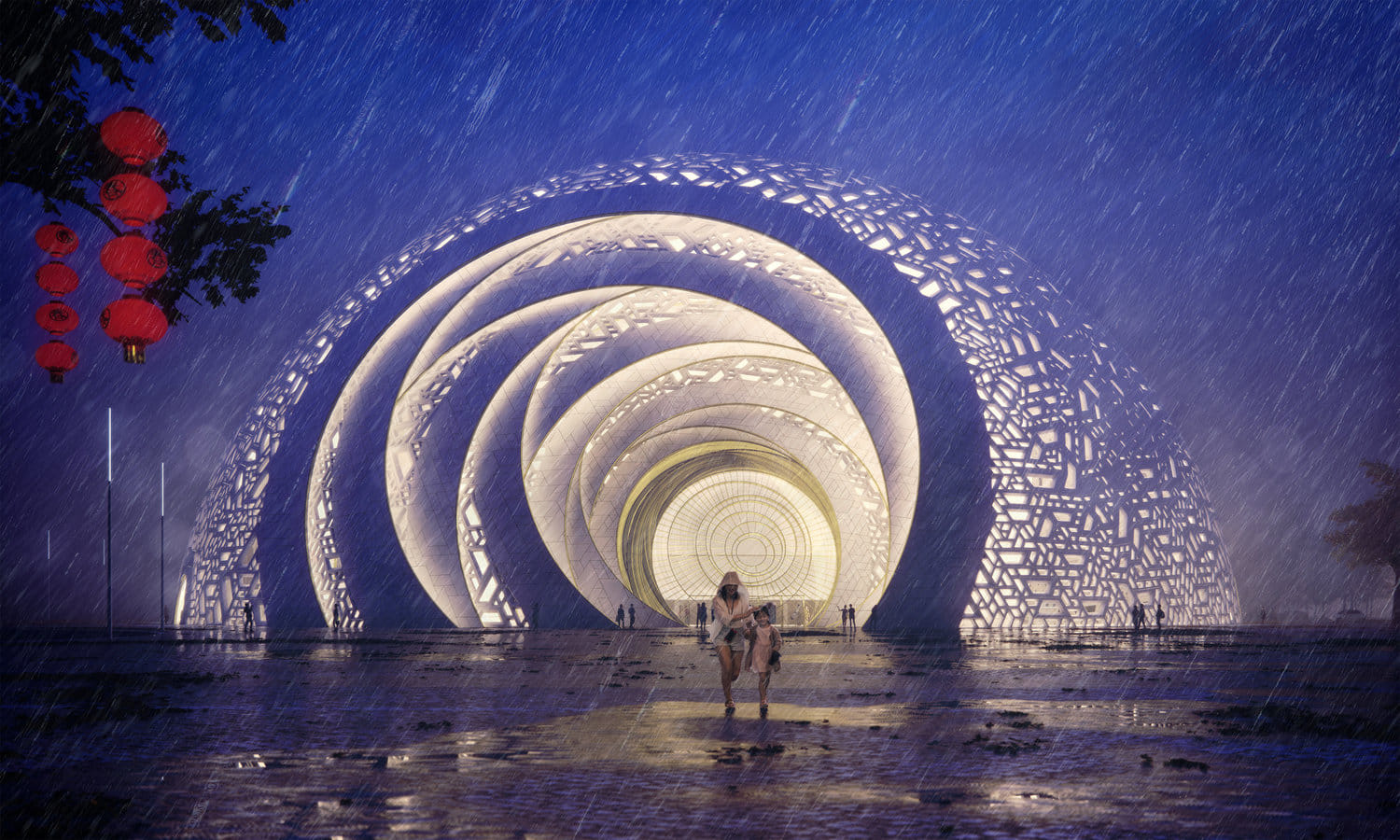 Steven Chilton Architects' Puzzle Ball Theatre is a spherical delight