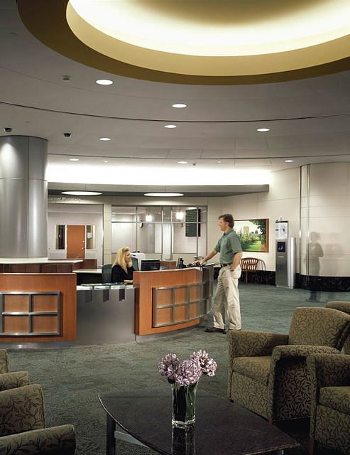 First floor reception and information desk