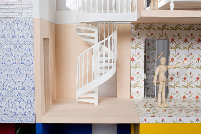 'A dolls' house made of three-sided rooms' by Lifschutz Davidson Sandilands. Photo: Thomas Butler