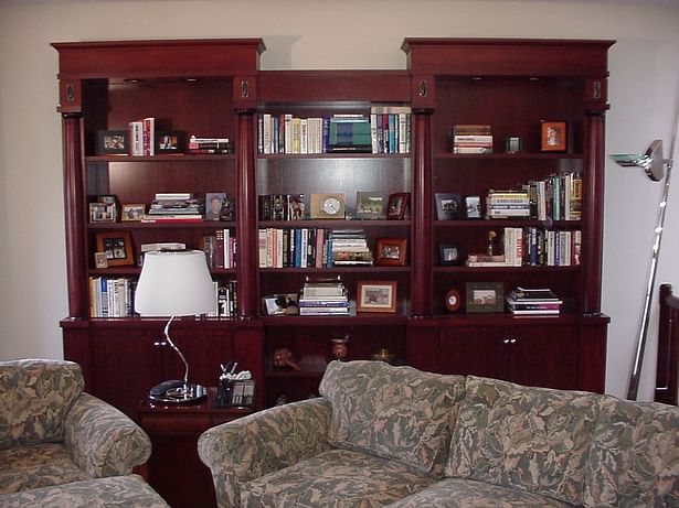 Miller Townhouse - Large Bookcase - Triptic