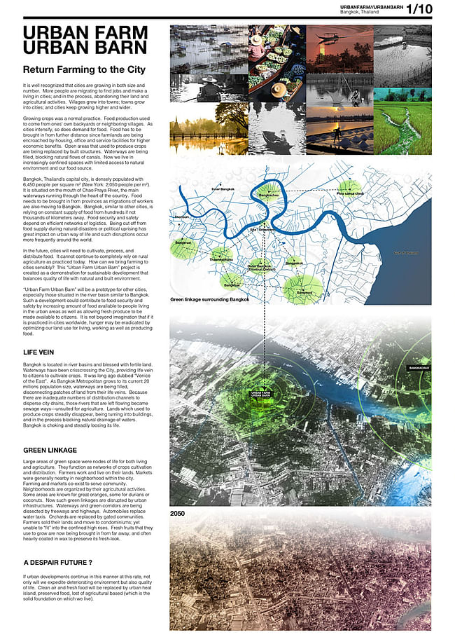 Holcim Silver Award: Urban agriculture and factory conversion, Bangkok, Thailand by Isavaret Tamonut, TTH Trading Co., Ltd, Thailand in collaboration with Singh Intrachooto, Osisu, Thailand, Jariyawadee Lekawatana, Phuttipan Aswakool, Vichayuth Meenaphant, Manassak Senachak, Marisa Charusilawong, Architect Kidd Co., Ltd, Thailand, Chaiyot Pinitjirsamut, C-Insight Co., Ltd, Thailand, Piroj Chaimongkol, Weint Engineering and Management Co., Ltd., Thailand: Site context “Bangkok”.