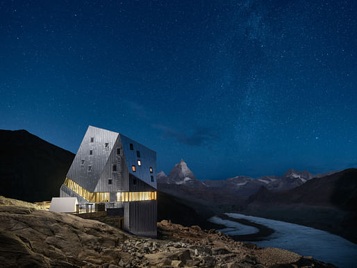 Monte Rosa Hut high-altitude shelter designed by architect Andrea Deplazes, on a glacier in Switzerland © Albrecht Voss, Germany, Shortlist, Professional competition, Architecture & Design, Sony World Photography Awards 2024