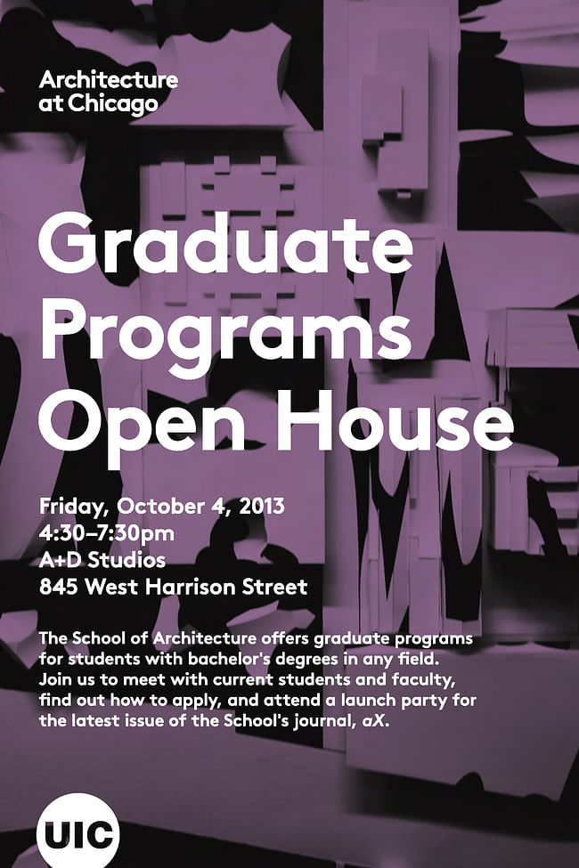 UIC School of Architecture Open House