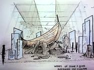 4th year maritime museum concept progression sketches
