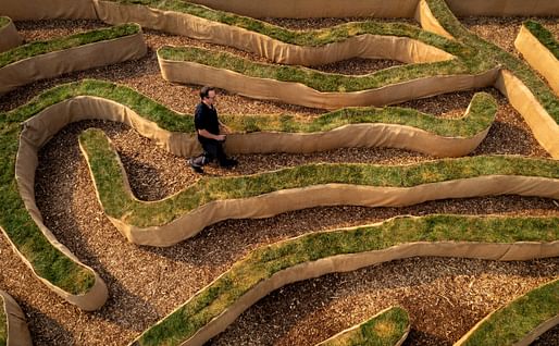 S’Y RETROUVER by Jinny Yu, Ki Jun Kim, and Frédéric Pitre, a featured project at the 24th International Garden Festival. Photo credit: Martin Bond