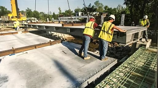 The collapsed Miami bridge built using Accelerated Bridge Construction. Image: WSYX/WTTE.