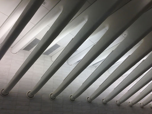 The interior of Calatrava's transit hub. Photo: Jessica Sheridan via flickr.com.