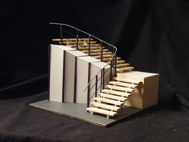 Stair case blow-up model