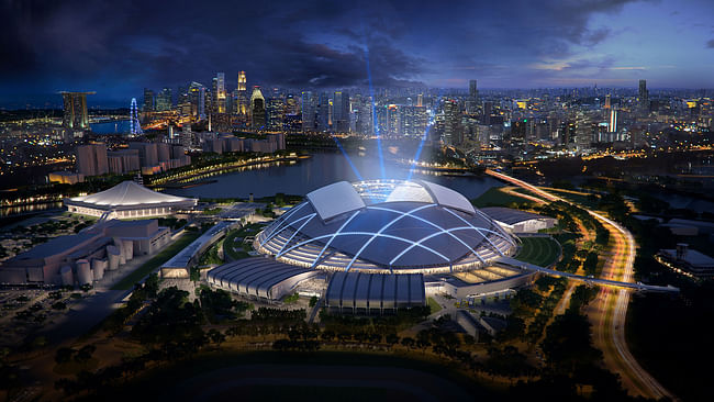 Future projects leisure-led development winner: Singapore Sports Hub by Singapore Sports Hub Design. Image courtesy of WAF.