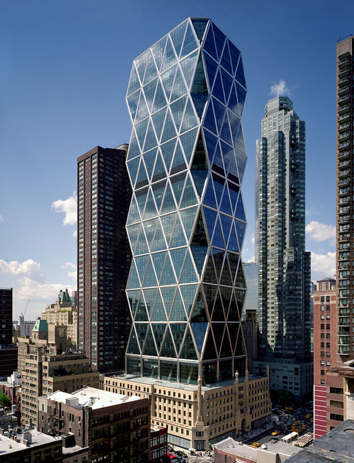 The Hearst Headquarters in New York City. Image: Chuck Choi 