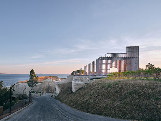 CULTURE CATEGORY - COMPLETED BUILDINGS: Seddülbahir Fortress by KOOP Architects. AOMTD (Arzu Ozsavasci Architecture) (Gallipoli Peninsula, Turkey). Image: © Egemen Karakaya