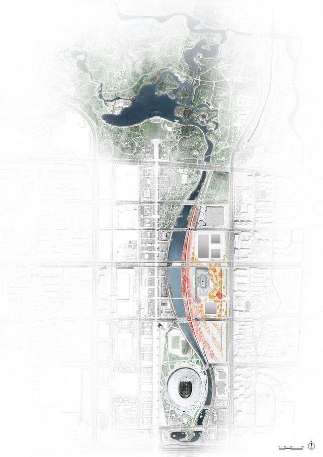 Masterplan – Evolution of the Museum District. © Ateliers Jean Nouvel & BIAD