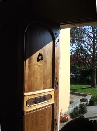 entry, custom door, Country French