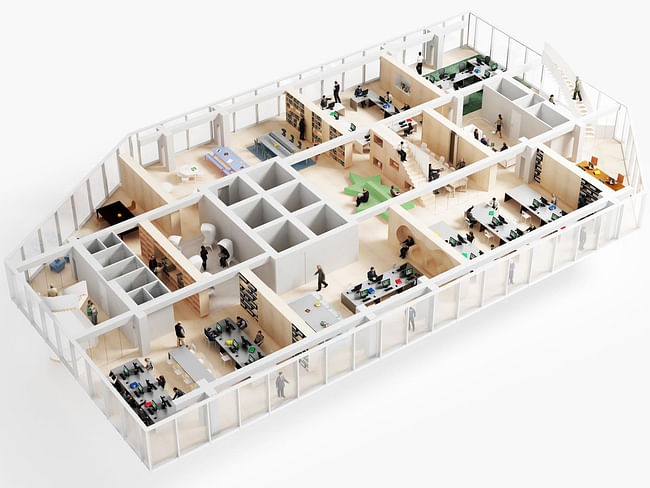 The Thick Walls™ system at work (Image courtesy of NL Architects)