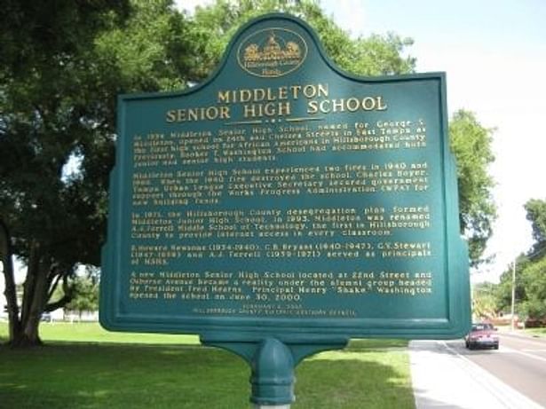 Middleton Senior High School Marker