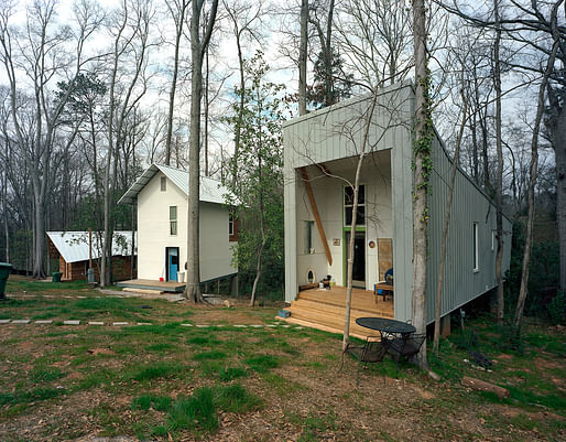 Houses from the 20K House project by Auburn University's Rural Studio, one of the pilot grantees of the newly launched Autodesk Foundation. Photo © Tim Hursley