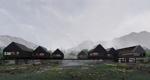 2nd prize: Sailing Seasons Guesthouse. Project author: Nuttapol Techopitch​. Company: Looklen Architects Co.​ | Thailand