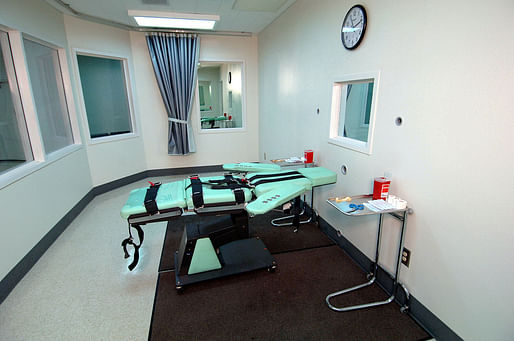 The lethal injection room at California's San Quentin State Prison, completed in 2010. Photo: Wikipedia