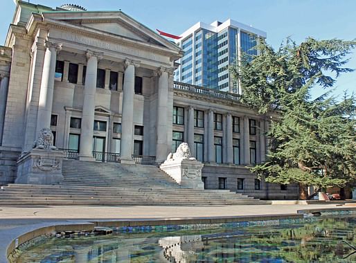 The current Vancouver Art Gallery. Image via focaljourneyphoto.com.