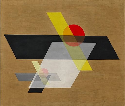 'Composition with Yellow Cross' (1922)