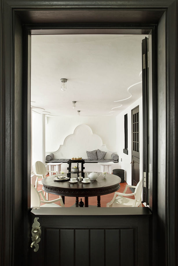 Porch, Cape Dutch House, Photo by Daniel Portnoy