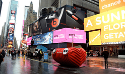 Jam to your heart's desire with Stereotank's "Heartbeat" installation in Times Square 