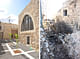Revitalization of Birzeit Historic Center: Birzeit University guest house (before and after restoration). Photo: AKAA / RIWAQ