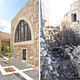 Revitalization of Birzeit Historic Center: Birzeit University guest house (before and after restoration). Photo: AKAA / RIWAQ